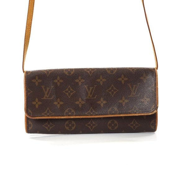 Auth Louis Vuitton Pochette Twin Gm #6925L22 - Picture 1 of 14